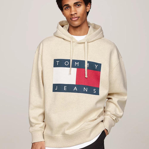 Tommy Hilfiger Ανδρικό φούτερ Tommy Flag Badge Melange Relaxed Hoody